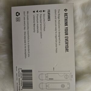 Ridge KeyCase with Secure Key System